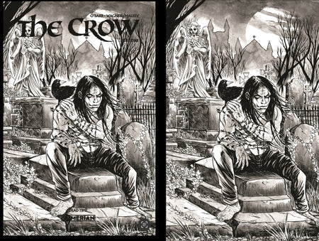 Crow Dead time 1 Black Saber Comics Exclusive by Jason Flowers - East Coast Comics