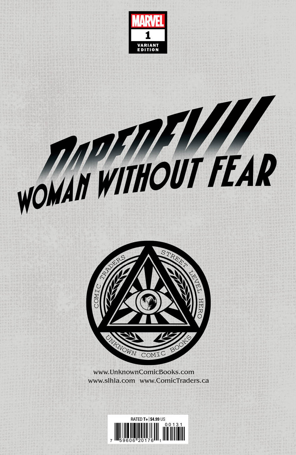 Daredevil: Woman Without Fear 1 Unknown Comics Marco Mastrazzo Exclusive Var (01/12/2022) - East Coast Comics