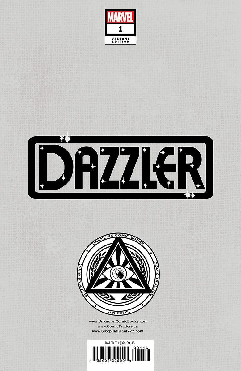 Dazzler 1 Unknown Comics Exclusive Leirix Virgin Var (09/11/2024) - East Coast Comics