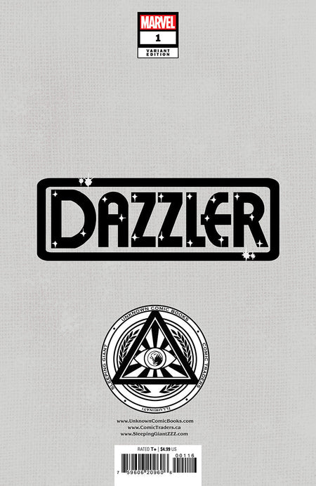 Dazzler 1 Unknown Comics Exclusive Leirix Virgin Var (09/11/2024) - East Coast Comics