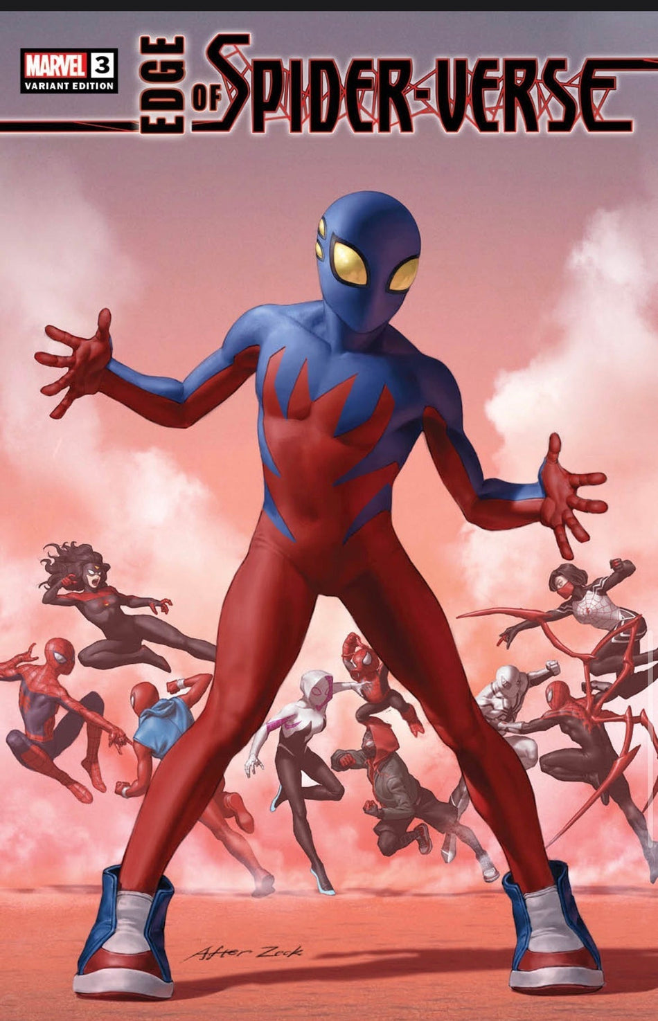 Edge of Spider - Verse 3 Spider - Boy - origin Black Saber Comics Exclusive Junggeun Yoon ltd 1200 copies - East Coast Comics