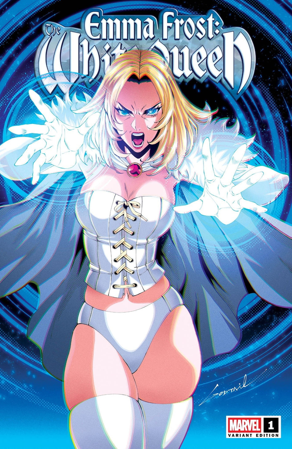 Emma Frost: The White Queen 1 Amazing Comic Con/Heroes Con Exclusive - Godtail Variant - East Coast Comics