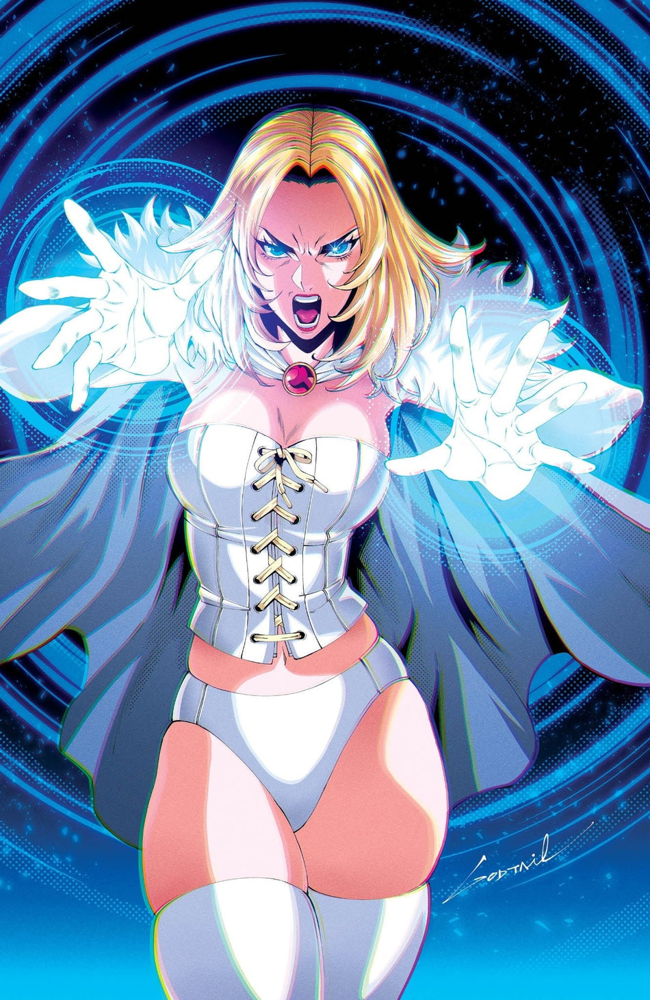 Emma Frost: The White Queen 1 Amazing Comic Con/Heroes Con Exclusive - Godtail Variant - East Coast Comics