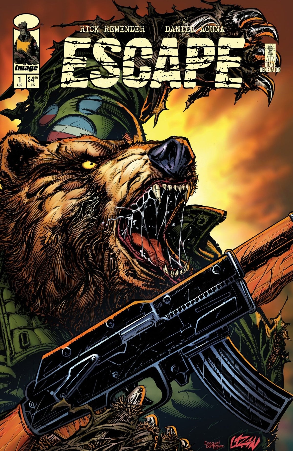 Escape 1 - ECC Exclusive Franck Uzan Variant - East Coast Comics