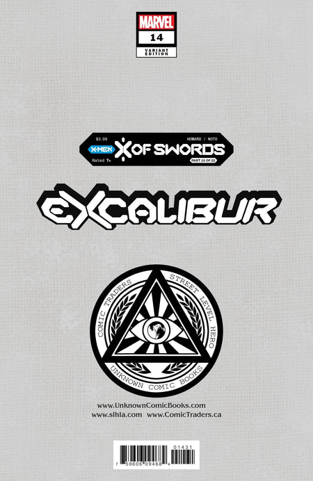 Excalibur 14 Unknown Comics Lucas Werneck Exclusive Virgin Var Xos (11/11/2020) - East Coast Comics