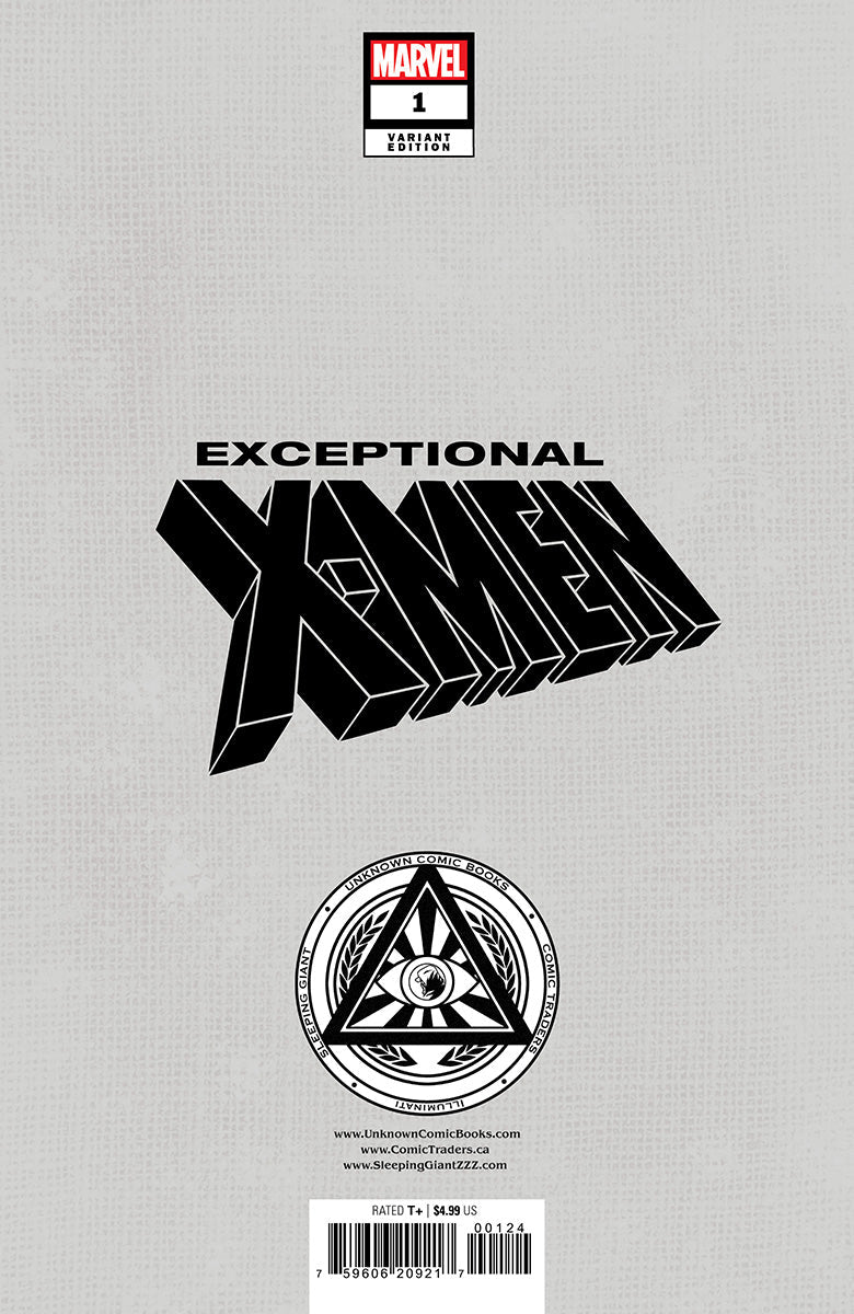 Exceptional X - Men 1 Unknown Comics Kaare Andrews Exclusive Connecting Virgin Var (09/04/2024) - East Coast Comics