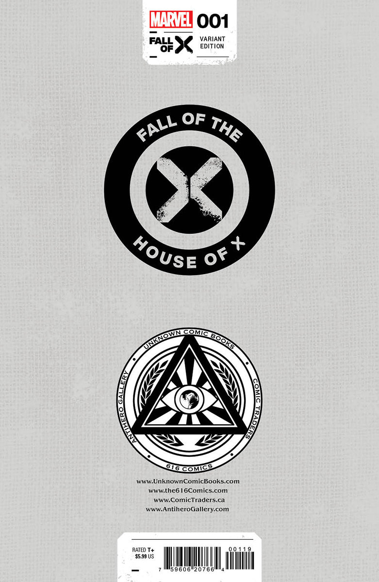 Fall Of The House Of X 1 [Fhx] Unknown Comics Nathan Szerdy Exclusive Virgin Var (01/03/2024) - East Coast Comics