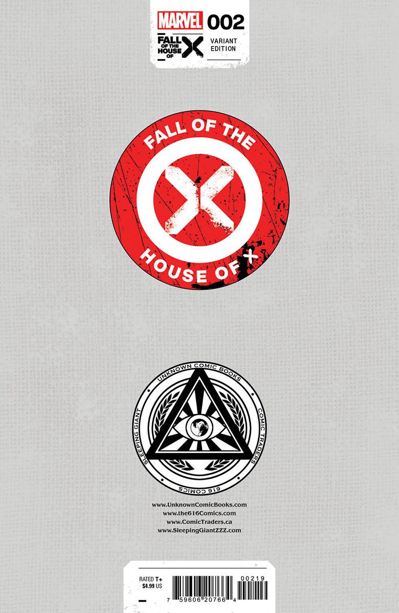 Fall Of The House Of X 2 Unknown Comics Ben Harvey Exclusive Virgin Var [Fhx] (02/14/2024) - East Coast Comics