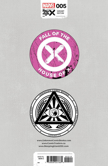 Fall Of The House Of X 5 Unknown Comics Miguel Mercado Exclusive Virgin Var [Fhx] (05/22/2024) - East Coast Comics