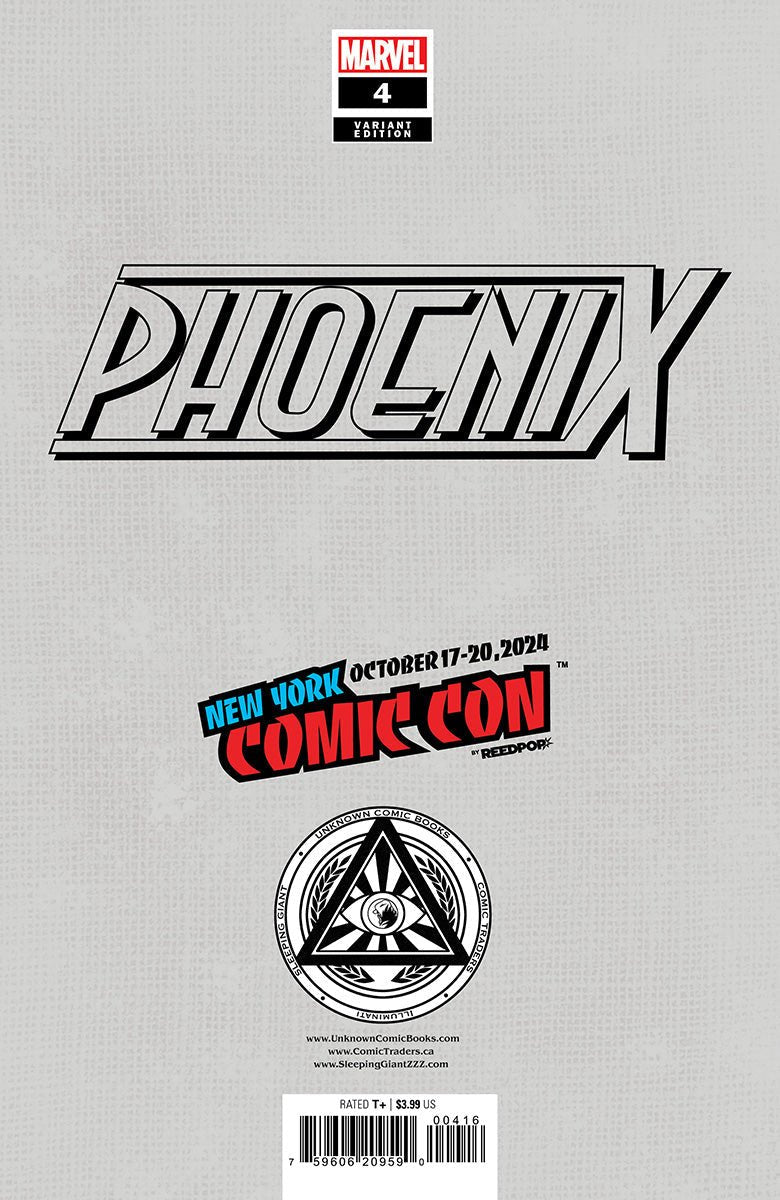 [Foil] Phoenix 4 Unknown Comics Nathan Szerdy Exclusive Virgin Nycc 2024 Var (10/23/2024) - East Coast Comics