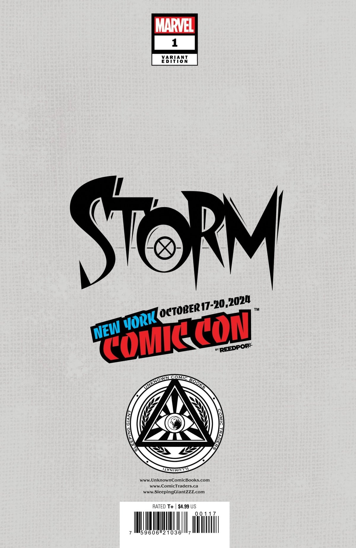 [Foil] Storm 1 Unknown Comics David Nakayama Exclusive Virgin Nycc 2024 Var (10/23/2024) - East Coast Comics