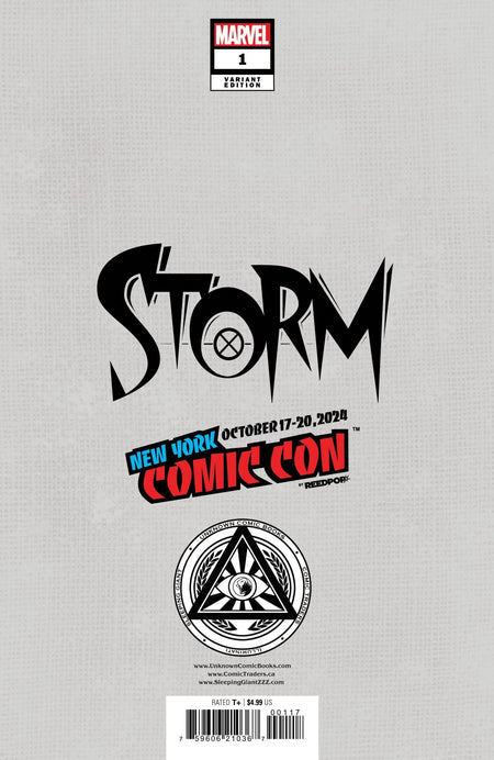 [Foil] Storm 1 Unknown Comics David Nakayama Exclusive Virgin Nycc 2024 Var (10/23/2024) - East Coast Comics