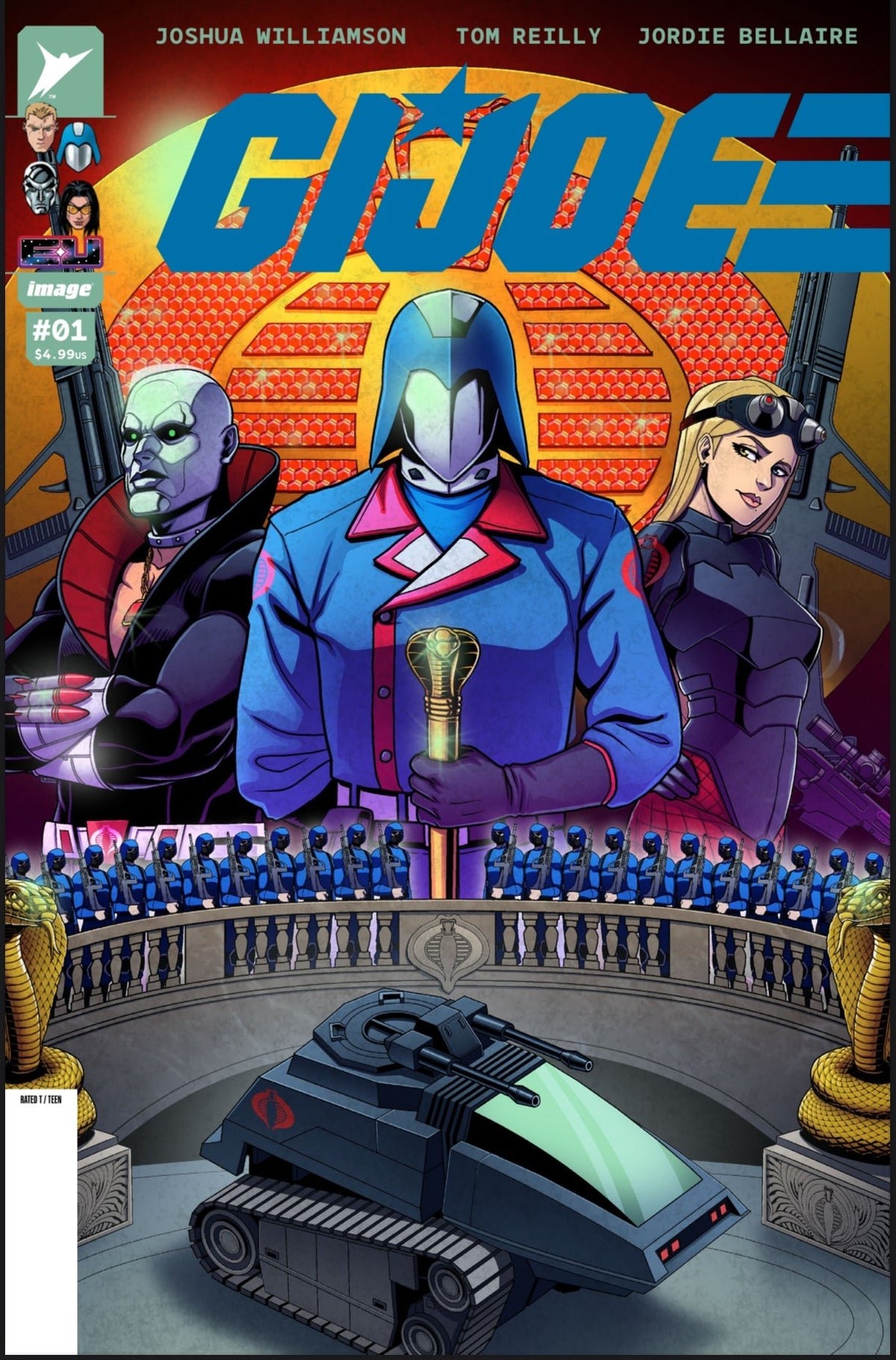 G.I Joe 1 Afshari Comics Exclusive Javan Jordan Foil Variant - East Coast Comics