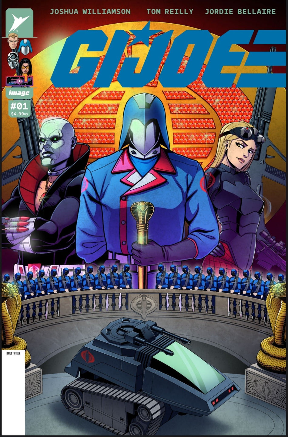 G.I Joe 1 Afshari Comics Exclusive Javan Jordan Foil Variant - East Coast Comics