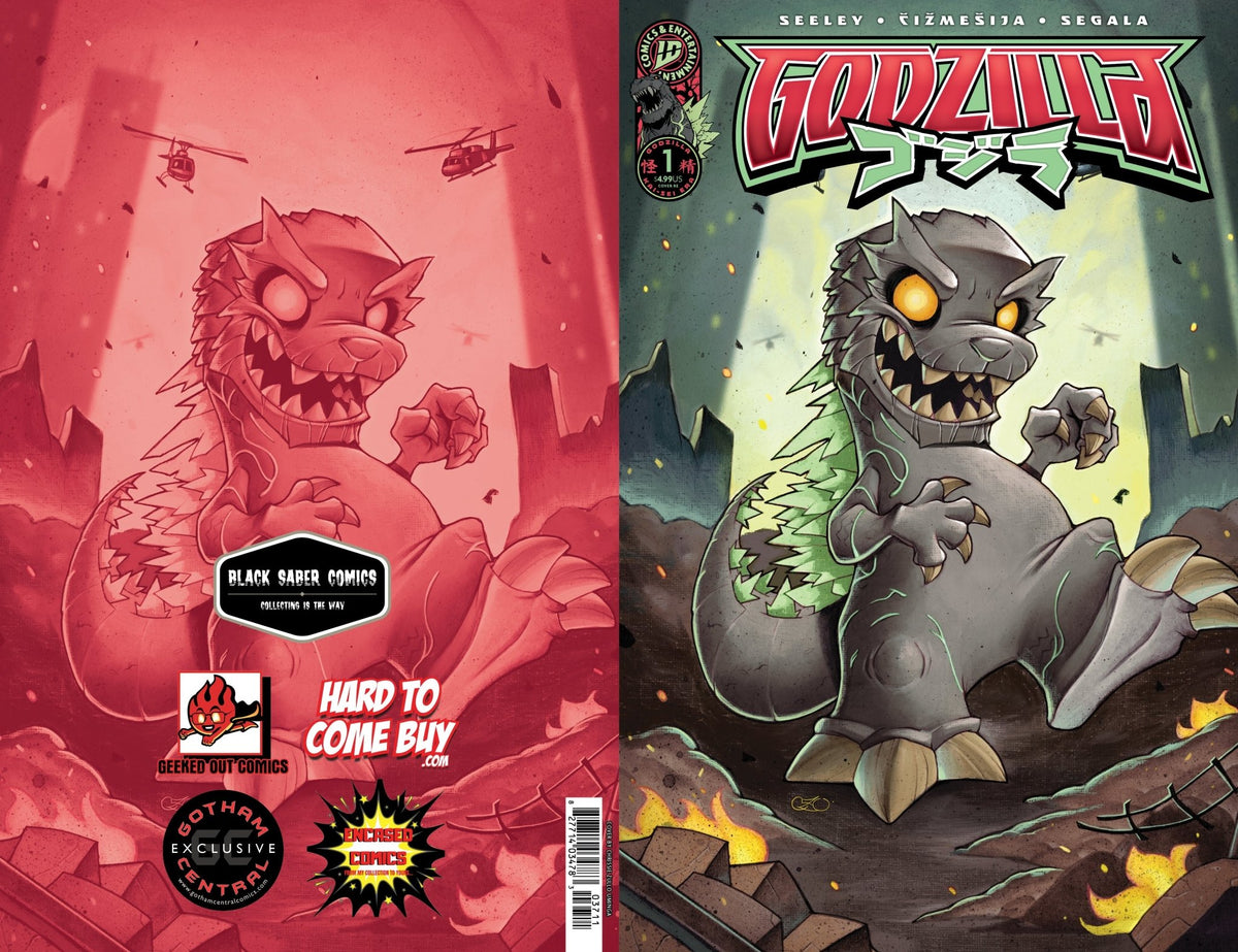 Godzilla Kai - Sei Era 1 - Cover by Chrissie Zullo Uminga Black Saber Comics Exclusive - East Coast Comics