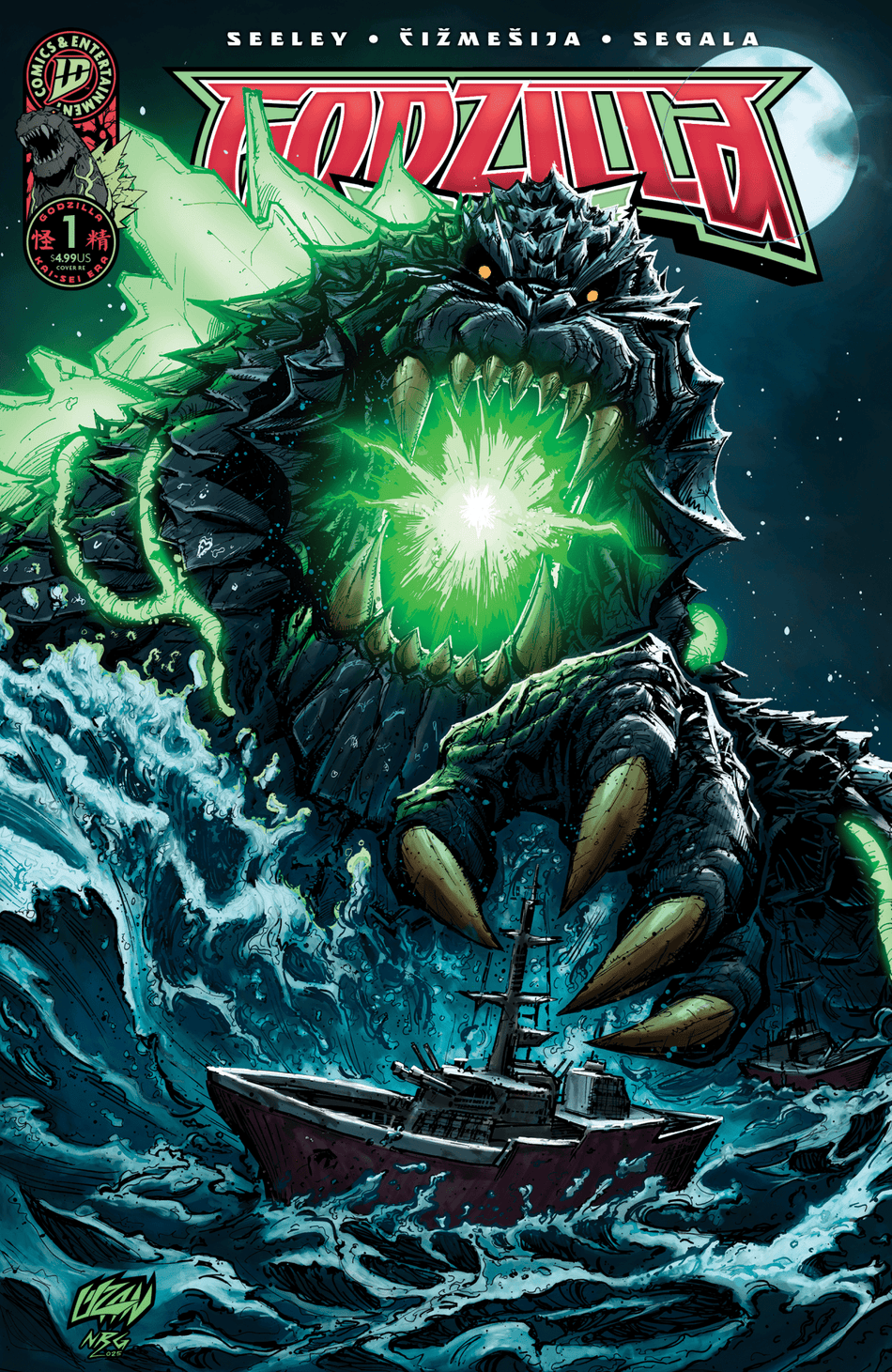 Godzilla [Kai - Sei Era] 1 - ECC Exclusive Franck Uzan Variant - East Coast Comics