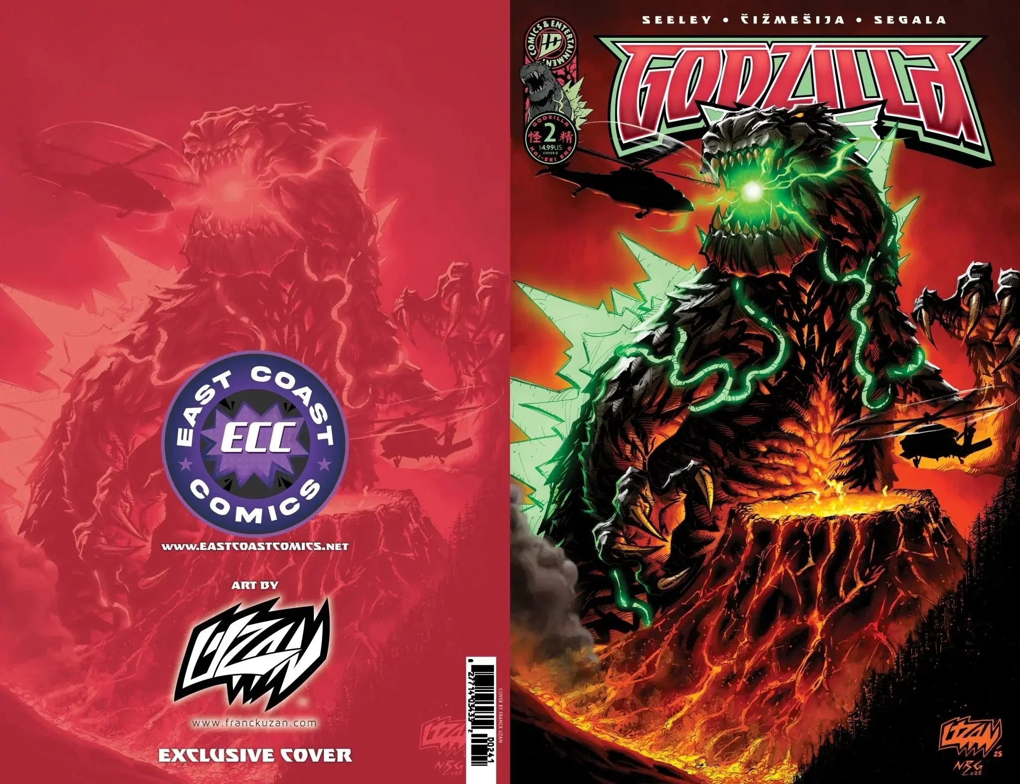 Godzilla [Kai-Sei Era] #2 - ECC Exclusive Franck Uzan Variant