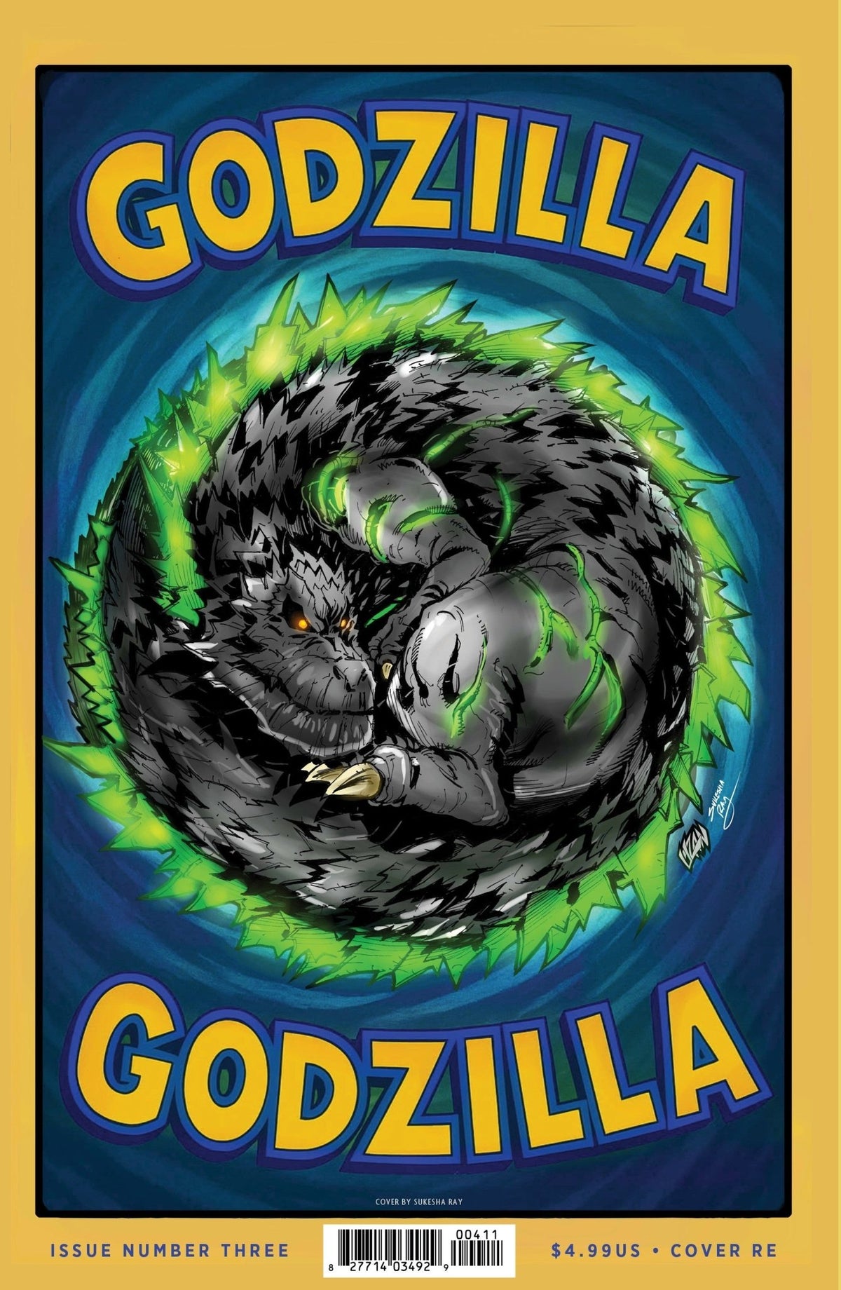 Godzilla [Kai - Sei Era] 3 - ECC Exclusive Sukesha Ray / Franck Uzan Playing Card Variant (10/8/25) - East Coast Comics