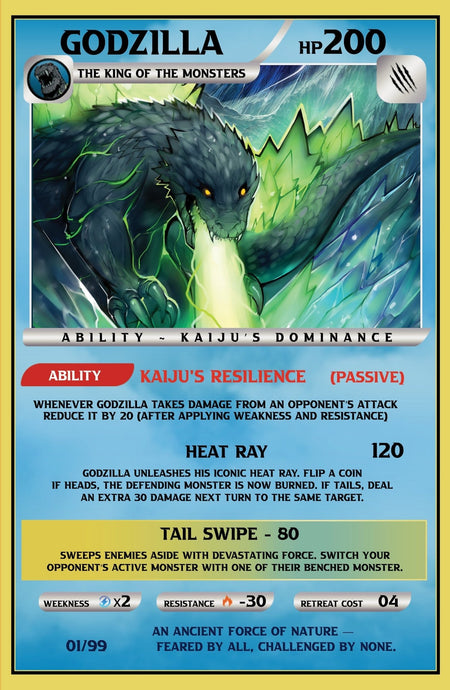 Godzilla [Kai - Sei Era] 3 - ECC Exclusive Sukesha Ray Playing Card Bundle (10/8/25) - East Coast Comics