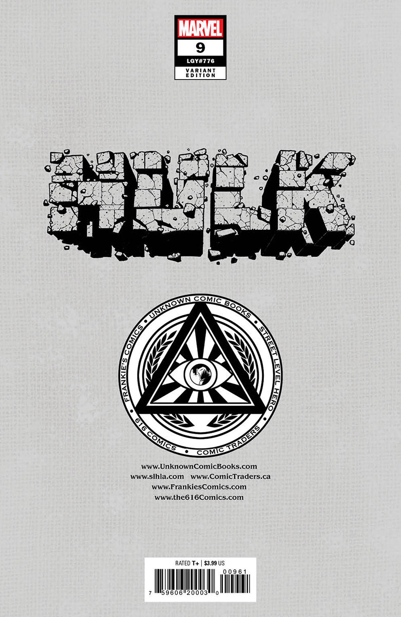 Hulk 9 Unknown Comics Sabine Rich Exclusive Virgin Var (10/05/2022) - East Coast Comics