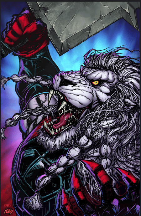 Invincible Battle Beast 4 FOIL - ECC Exclusive Franck Uzan Variant - East Coast Comics