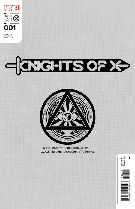 Knights Of X 1 Unknown Comics Jay Anacleto Exclusive Virgin Var (04/20/2022) - East Coast Comics