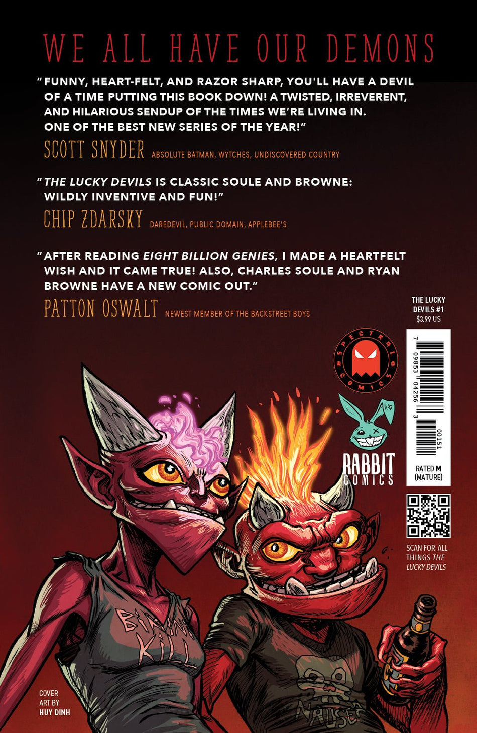LUCKY DEVILS 1 (OF 9) | HUY DIHN VARIANT | RABBIT EXCLUSIVE - East Coast Comics