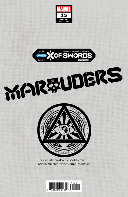 Marauders 15 Unknown Comic Dave Rapoza Exclusive Var Xos (11/11/2020) - East Coast Comics