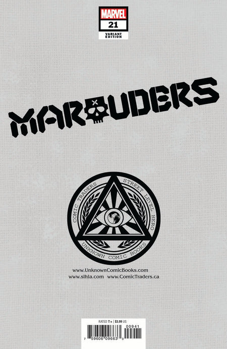 Marauders 21 Unknown Comics David Nakayama Exclusive Virgin Var Gala (06/02/2021) - East Coast Comics