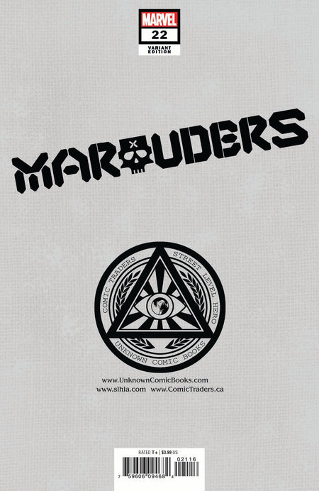 Marauders 22 Unknown Comics Stephen Segovia Exclusive Var (07/21/2021) - East Coast Comics