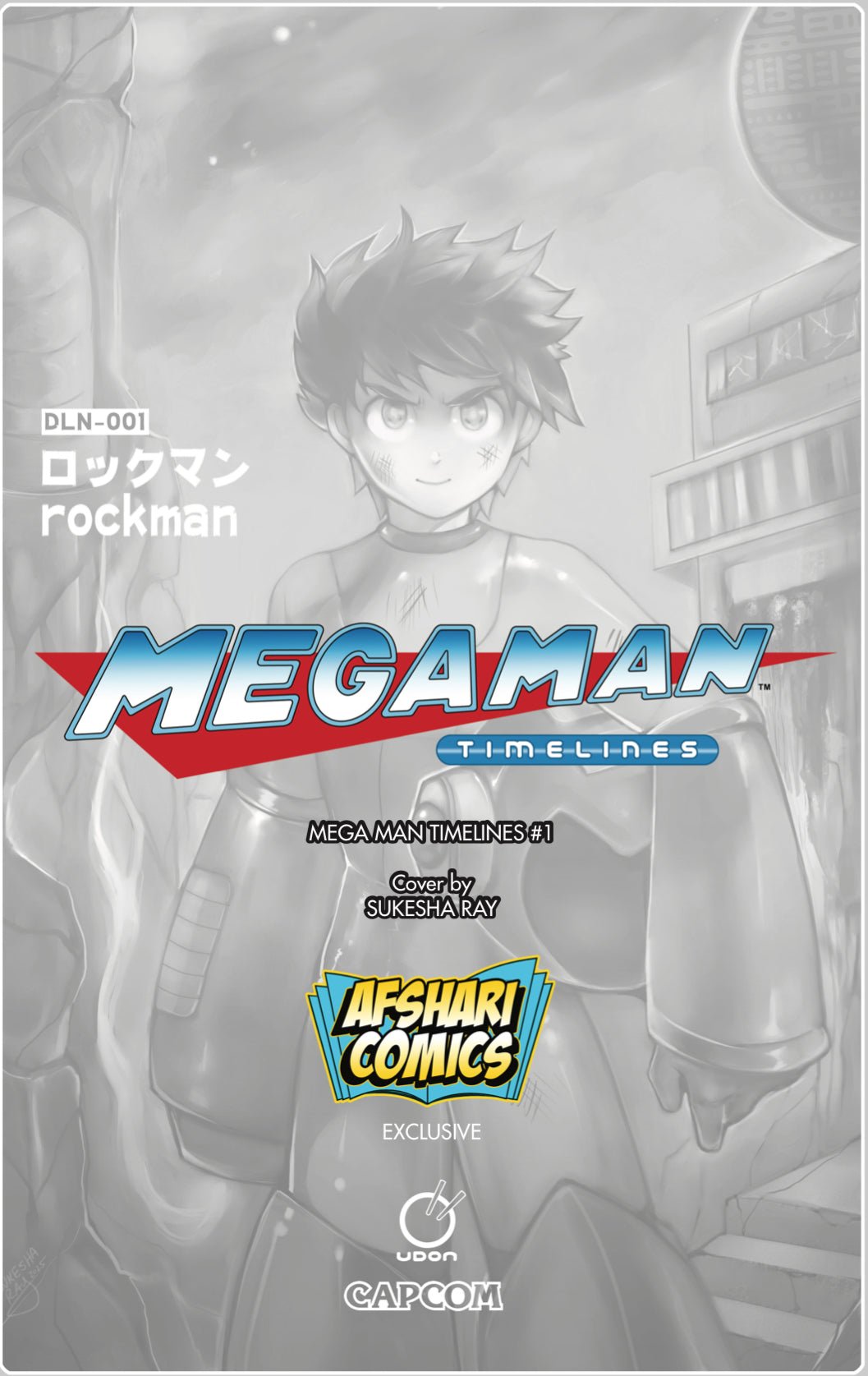 Mega Man Classic Timelines 1 Afshari Comics Exclusive - Sukesha Ray Variant Set - East Coast Comics