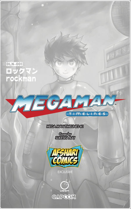 Mega Man Classic Timelines 1 Afshari Comics Exclusive - Sukesha Ray Variant Set - East Coast Comics