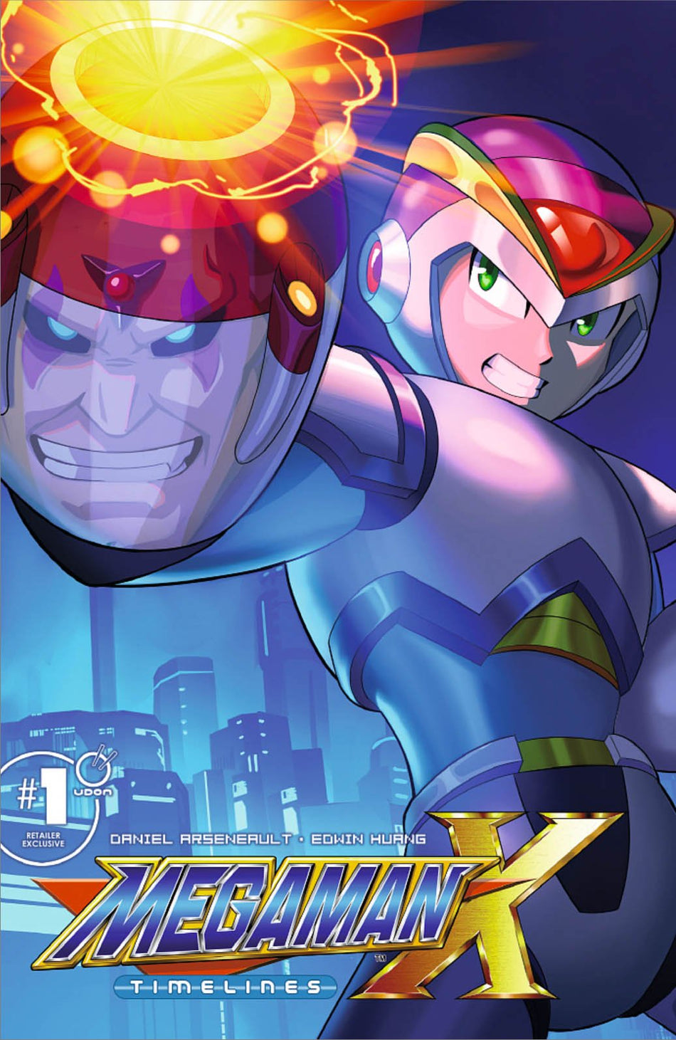 Mega Man X Timelines 1 - East Coast Comics Exclusive Santiago Venegas Variant - East Coast Comics