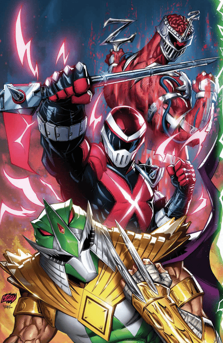 MMPR TMNT III 1 - ECC Exclusive Franck Uzan Variant Connecting Cover (August 2025) - East Coast Comics
