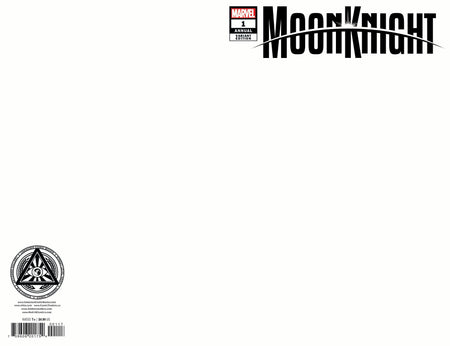 MOON KNIGHT ANNUAL 1 UNKNOWN COMICS EXCLUSIVE BLANK VAR (10/26/2022) - East Coast Comics