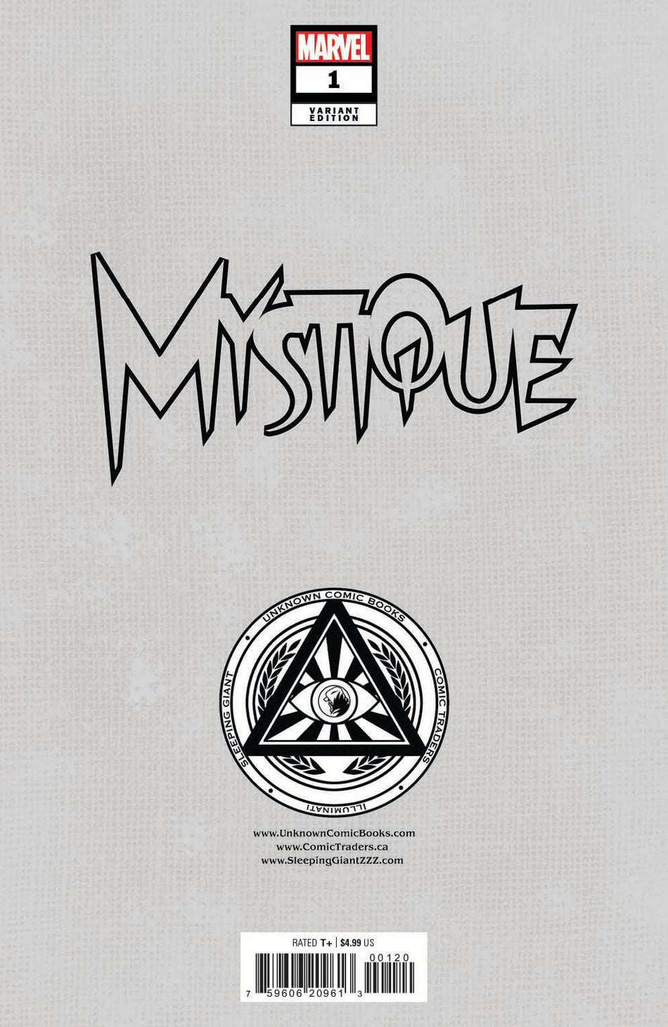 Mystique 1 Unknown Comics Kaare Andrews Connecting Cover Exclusive Virgin Var (10/16/2024) - East Coast Comics