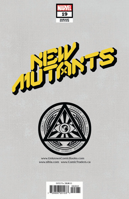 New Mutants 19 Unknown Comics David Nakayama Exclusive Var Gala (06/16/2021) - East Coast Comics