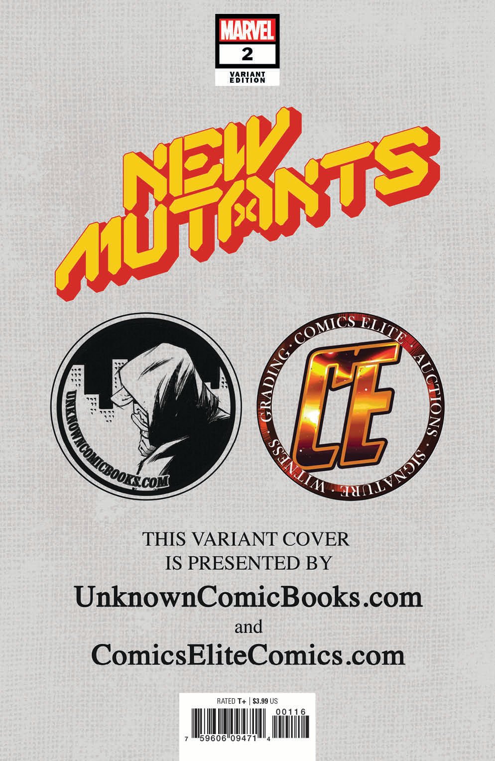 NEW MUTANTS 2 MICO SUAYAN EXCLUSIVE VAR DX (11/27/2019) - East Coast Comics
