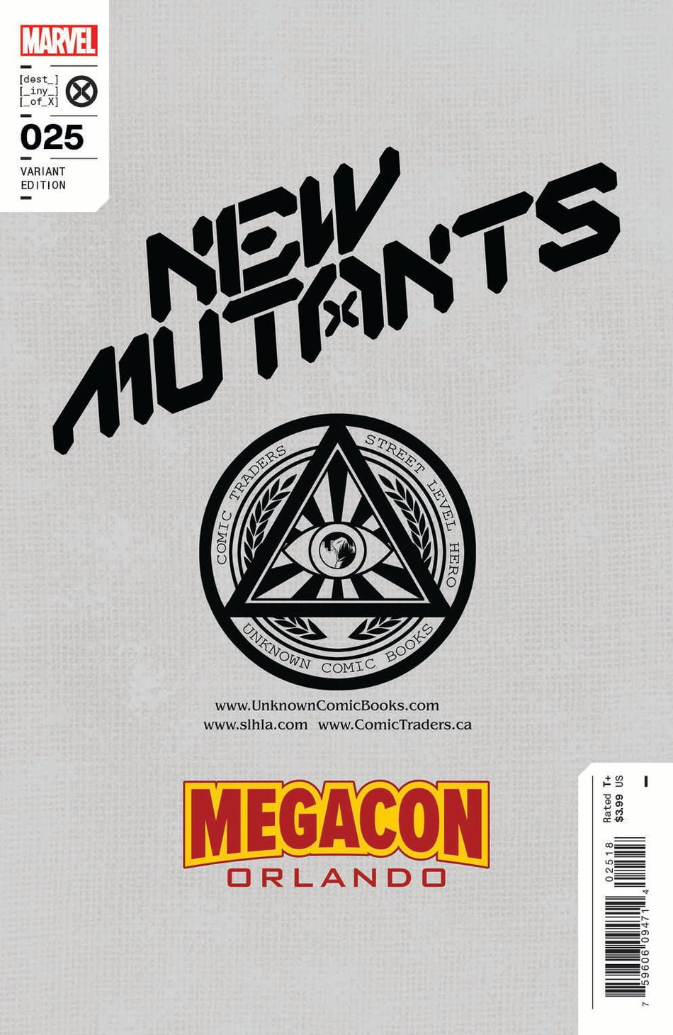 New Mutants 25 Unknown Comics Derrick Chew Exclusive Color Splash Convention VIRGIN Var (06/08/2022) - East Coast Comics