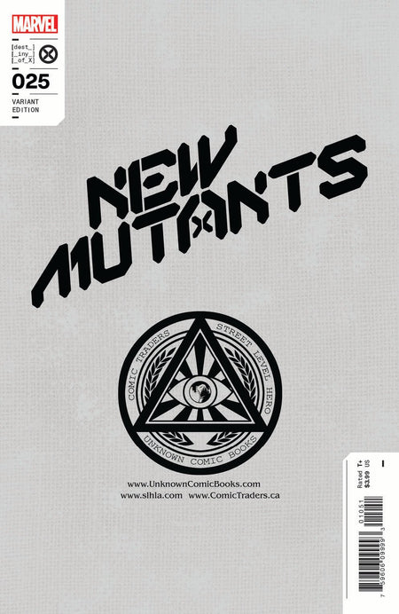 New Mutants 25 Unknown Comics Derrick Chew Exclusive Virgin Var (04/27/2022) (05/11/2022) (05/18/2022) - East Coast Comics