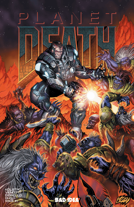 Planet Death 1 - ECC Exclusive Franck Uzan Doom Homage Variant - East Coast Comics