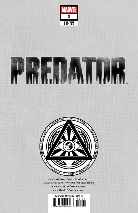 PREDATOR 1 UNKNOWN COMICS JAY ANACLETO EXCLUSIVE VAR (08/10/2022) - East Coast Comics