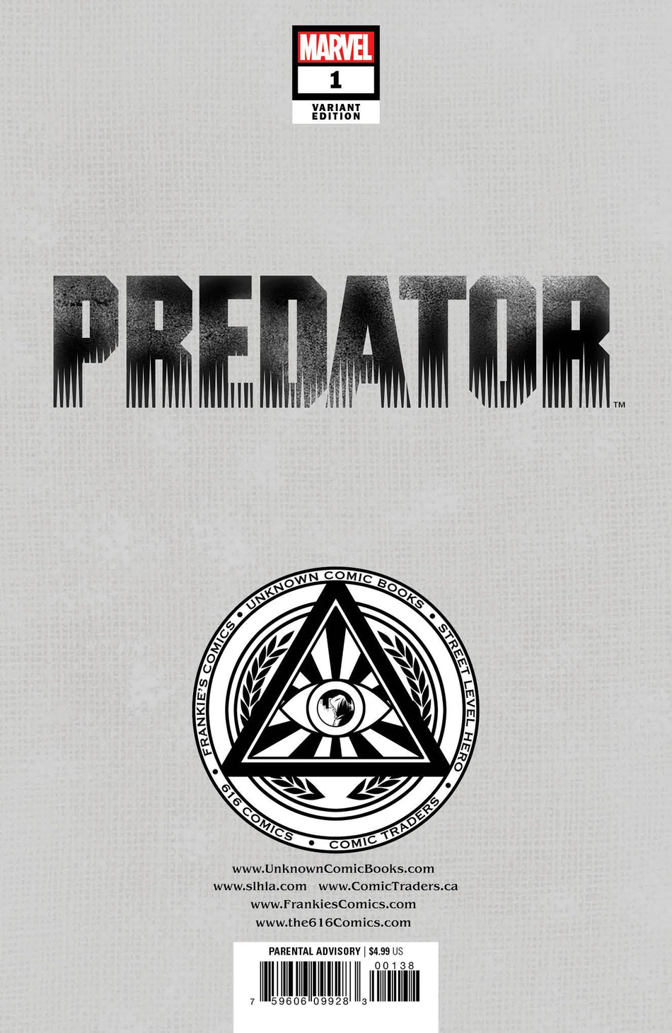 PREDATOR 1 UNKNOWN COMICS JAY ANACLETO EXCLUSIVE VAR (08/10/2022) - East Coast Comics