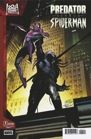 Predator vs. Spider - Man 1 Pepe Larraz Promo Art Variant - East Coast Comics