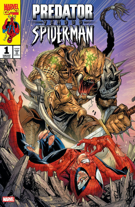 Predator vs. Spider - Man 1 Tyler Kirkham Exclusive Variant - East Coast Comics