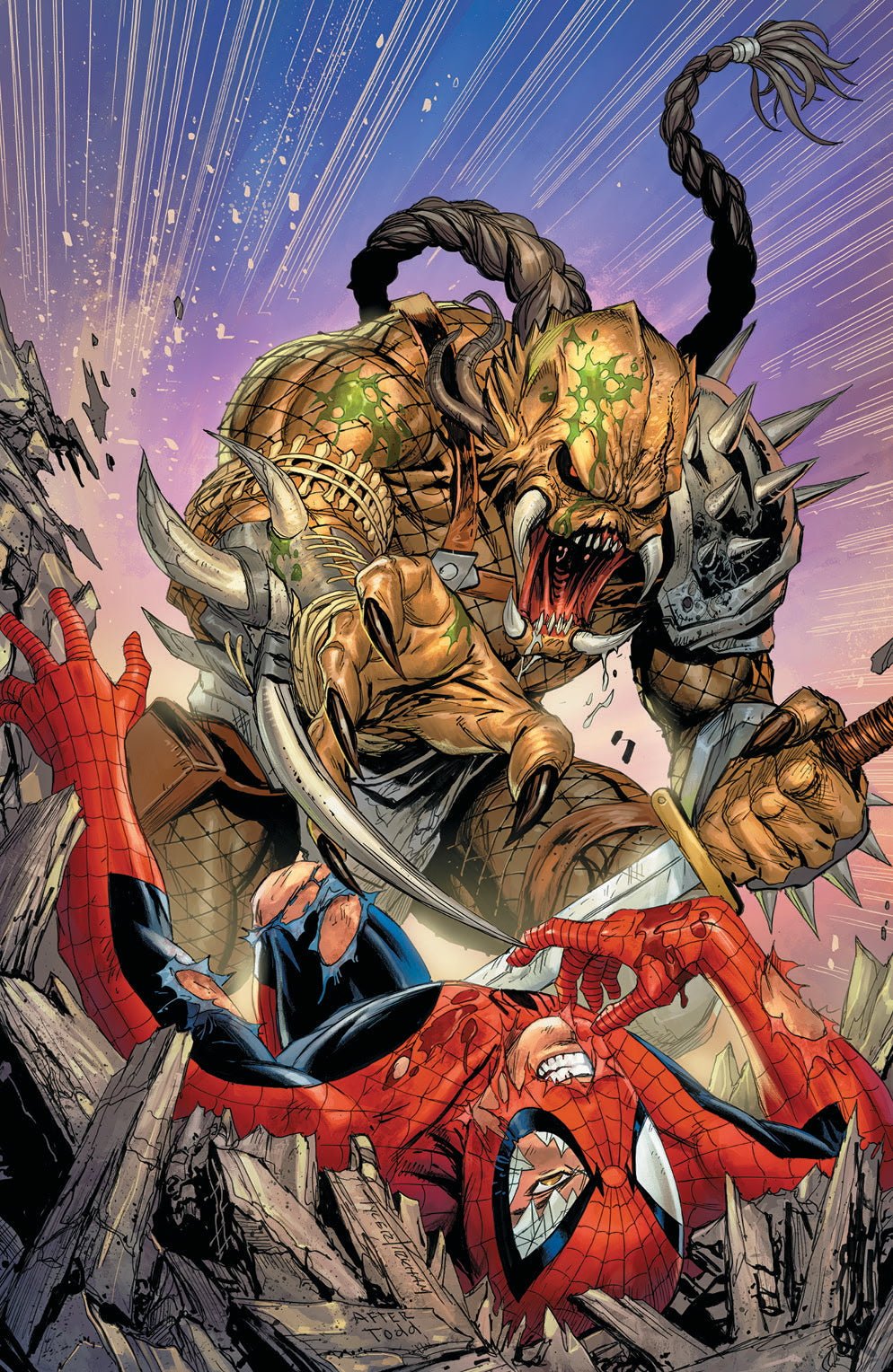 Predator vs. Spider - Man 1 Tyler Kirkham Exclusive Variant - East Coast Comics