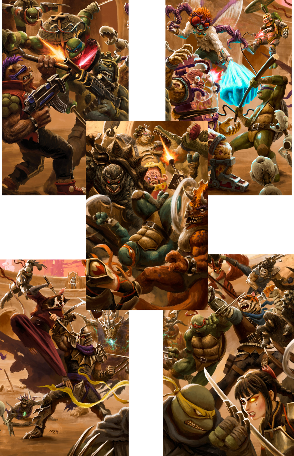 Battle Nexus #1 - #5 Virgin - ECC NRG Exclusive (2/18/26) - SHIPS FEBRUARY