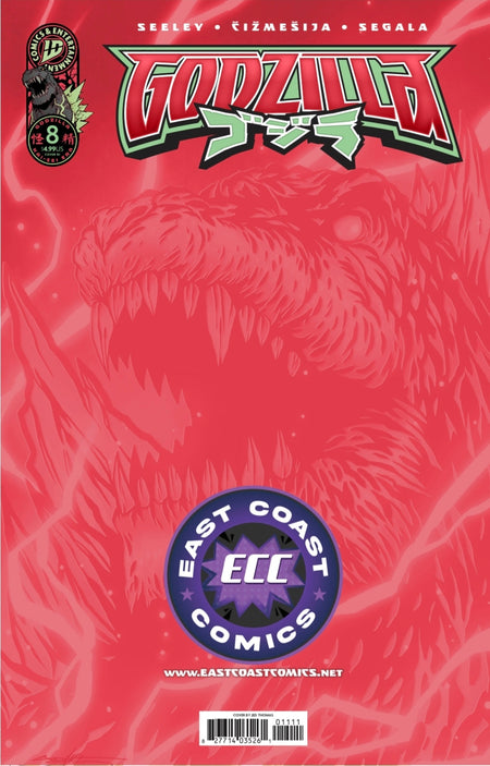 Godzilla [Kai-Sei Era] #8 - ECC Jed Thomas Trading Card Variant Exclusive (03/11/2026) East Coast Comics