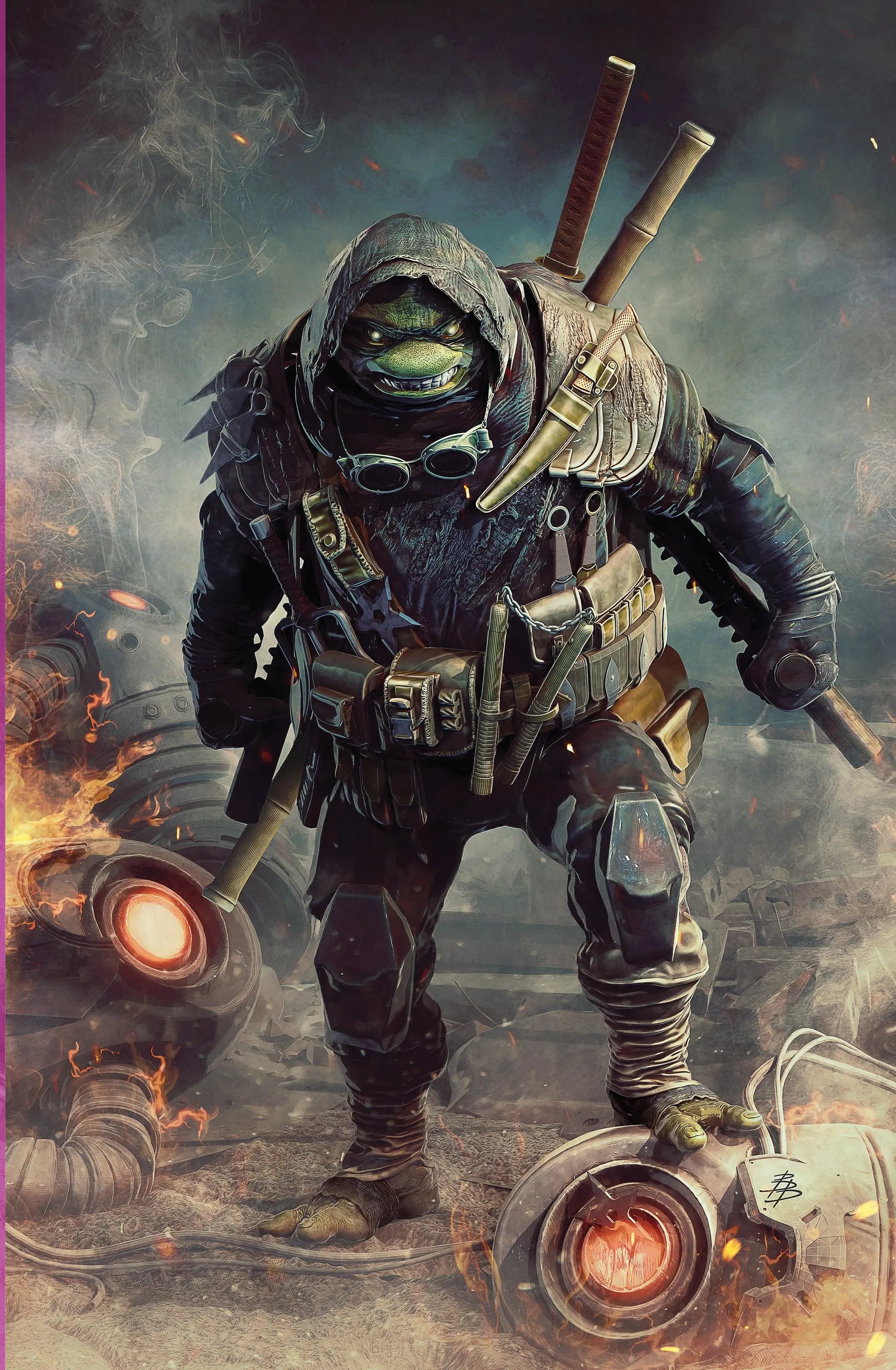 RONIN TRANSITION JKT Lサイズ BURNT ADOBE Teenage Mutant Ninja Turtles: The Last Ronin-Training Day - ECC