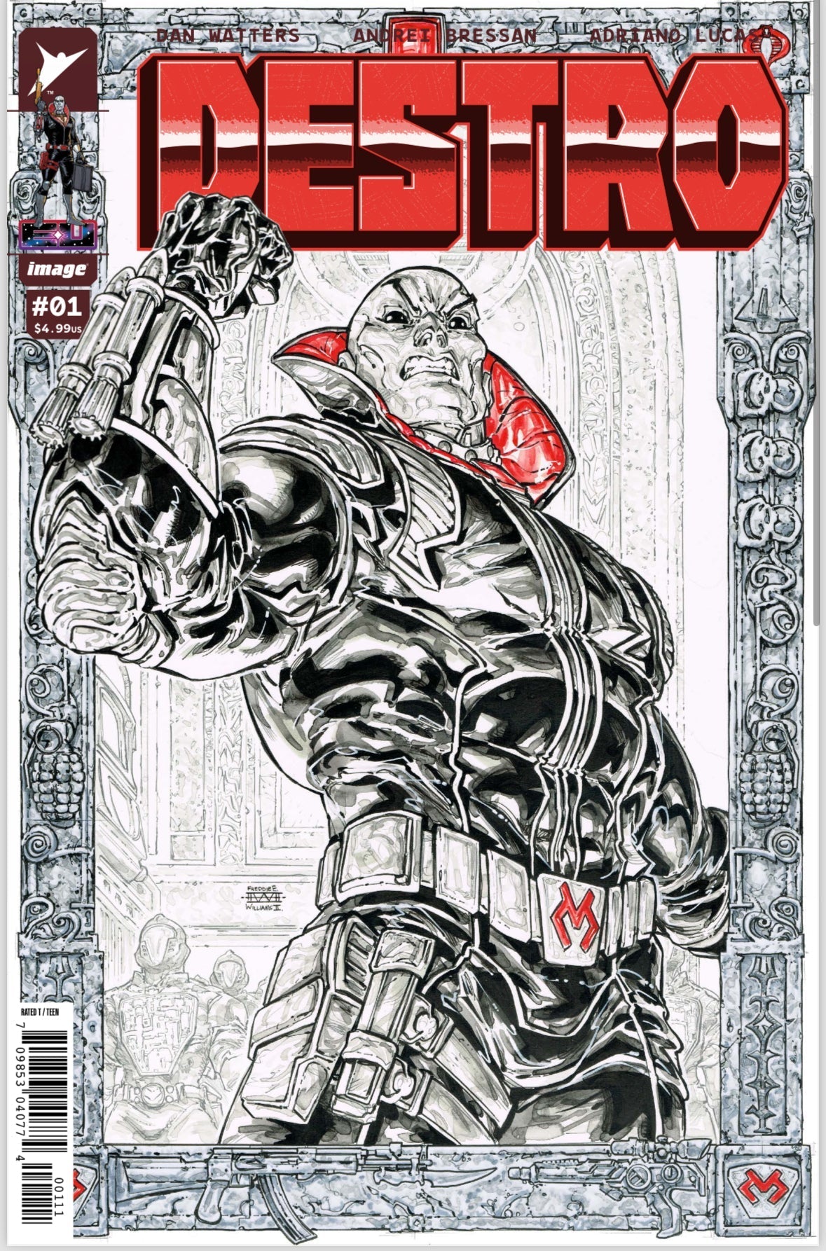 SCARLETT 1 AND DESTRO 1 (Energon universe) (2 BOOK BUNDLE) FREDDIE WILLIAMS Black Saber Comics Exclusive - East Coast Comics